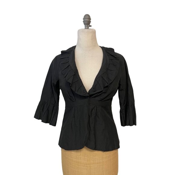 CAbi Cosette black dinner jacket blazer 693 size 4 - Picture 2 of 5